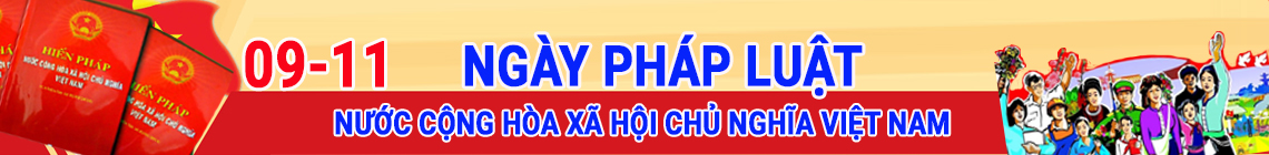  Banner Ngày Pháp luật Việt Nam năm 2025 t