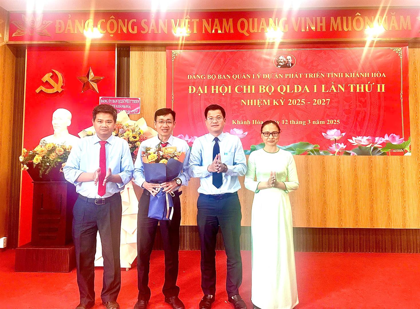 Tổ chức thành công Đại hội Chi bộ nhiệm kỳ 2025 - 2027, hướng đến Đại hội Đảng bộ Ban QLDA Phát triển tỉnh Khánh Hòa nhiệm kỳ 2025 – 2030