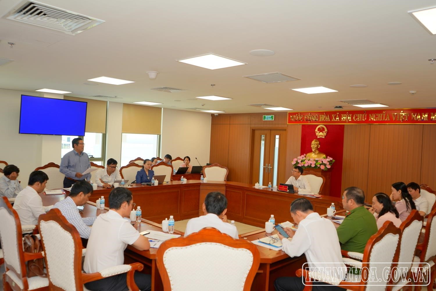 Phó Chủ tịch UBND tỉnh Nguyễn Thanh Hà họp Tổ Giúp việc thực hiện Nghị quyết 57
