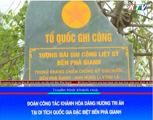 Video: Đoàn công tác Khánh Hòa dâng hương tri ân tại di tích quốc gia đặc biệt Bến phà Gianh