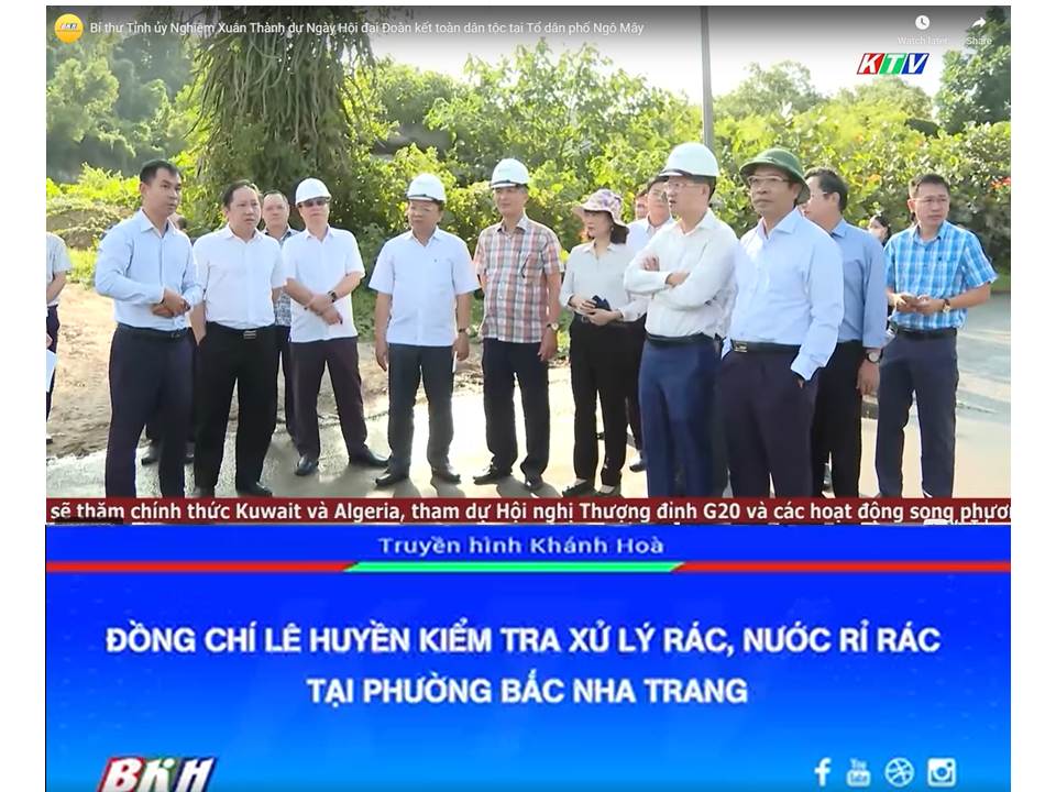 VIDEO: Đồng chí Lê Huyền kiểm tra xử lý rác, nước rỉ rác tại phường Bắc Nha Trang
