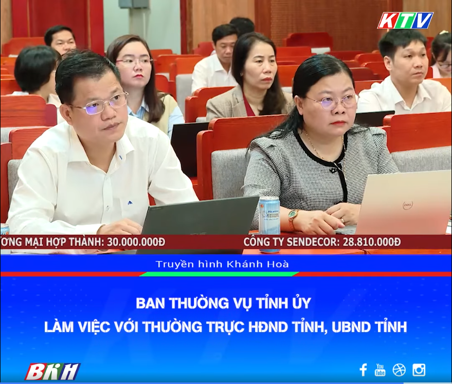 Hình ảnh về VIDEO: Ban Thường vụ Tỉnh ủy làm việc với Thường trực HĐND tỉnh, UBND tỉnh