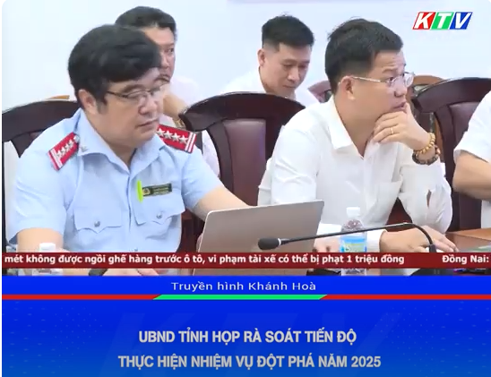 VIDEO:UBND tỉnh họp rà soát tiến độ thực hiện nhiệm vụ đột phá năm 2025