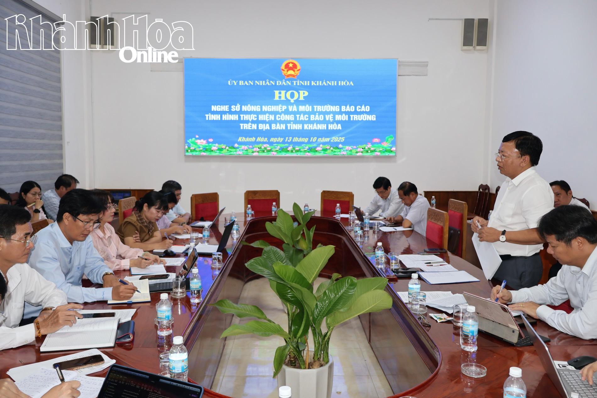 Tăng cường công tác quản lý bảo vệ môi trường 