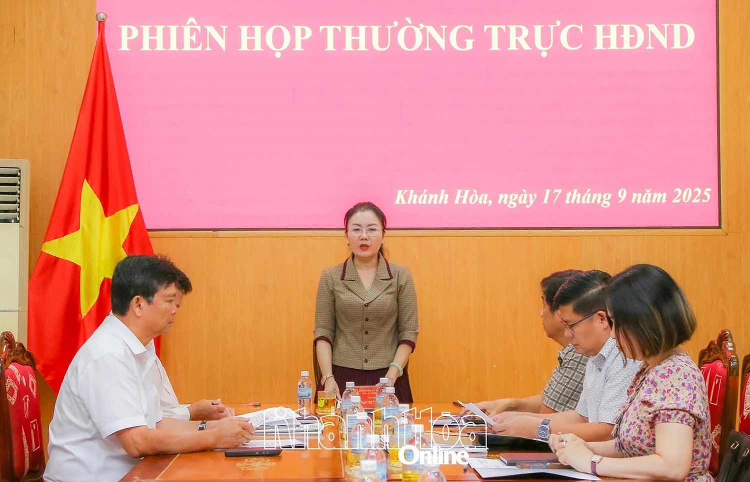 Phó Chủ tịch HĐND tỉnh Phạm Thị Xuân Trang được phân công điều hành hoạt động của HĐND tỉnh, Thường trực HĐND tỉnh Khánh Hòa