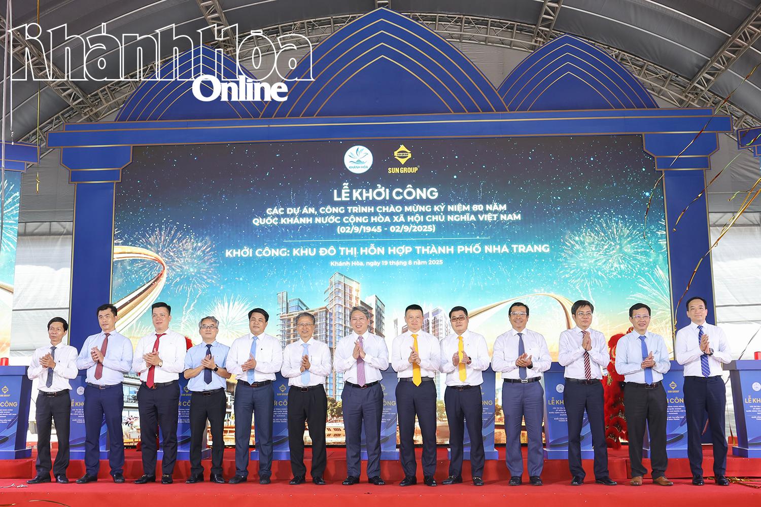 Khởi công đồng loạt 4 dự án trọng điểm chào mừng 80 năm Quốc khánh