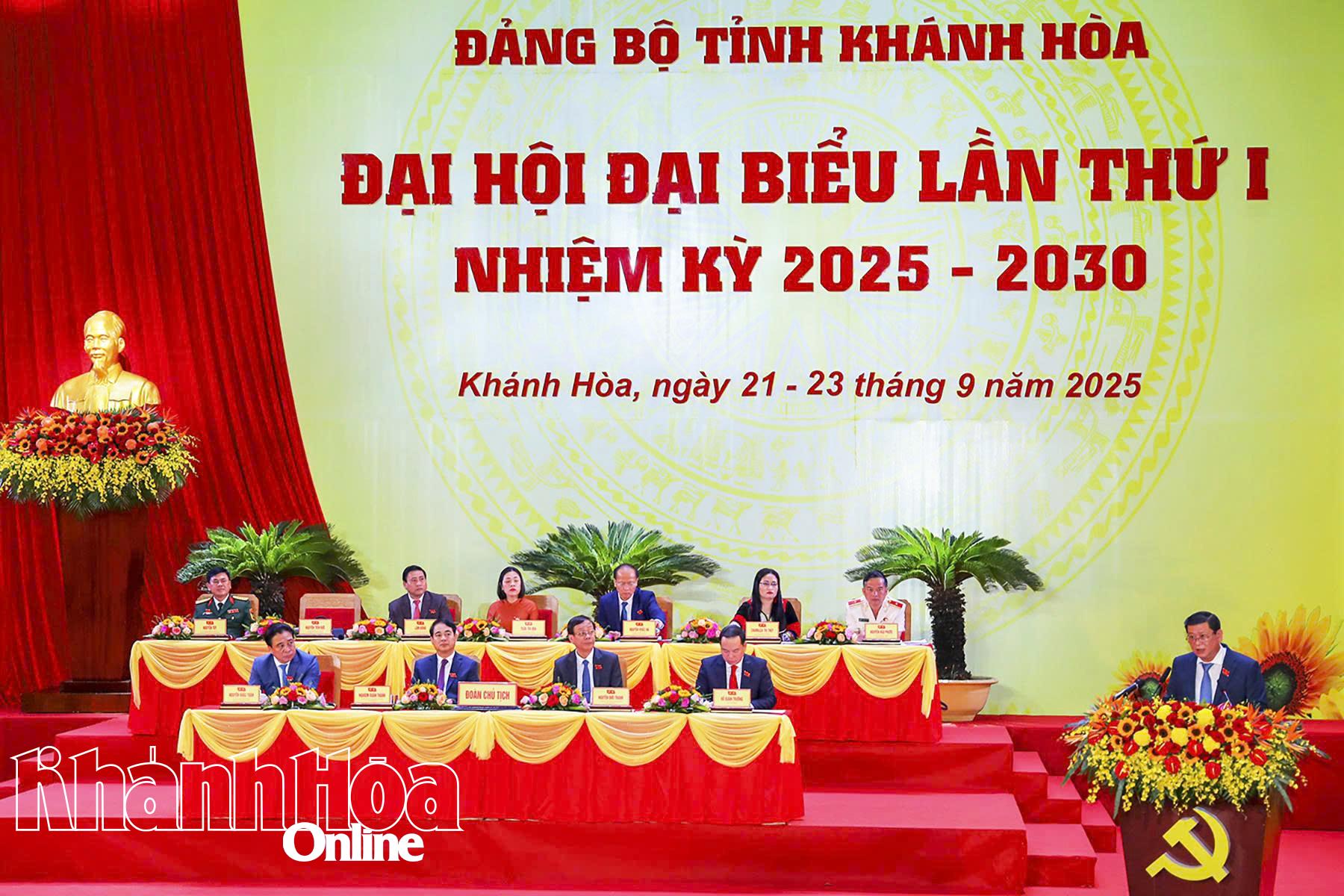 Đại hội đại biểu Đảng bộ tỉnh Khánh Hòa lần thứ I, nhiệm kỳ 2025 - 2030 họp phiên trù bị